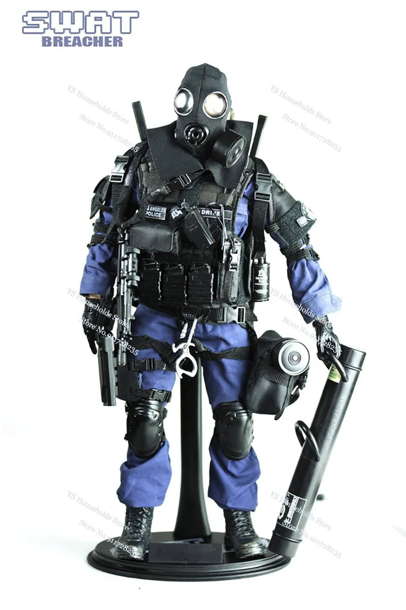 3 Styles Boys Gifts 1/6 SWAT Man Action Figure 30cm PVC Assaulter Attacker Breacher Point Soldier Model  Fans Collection Toys