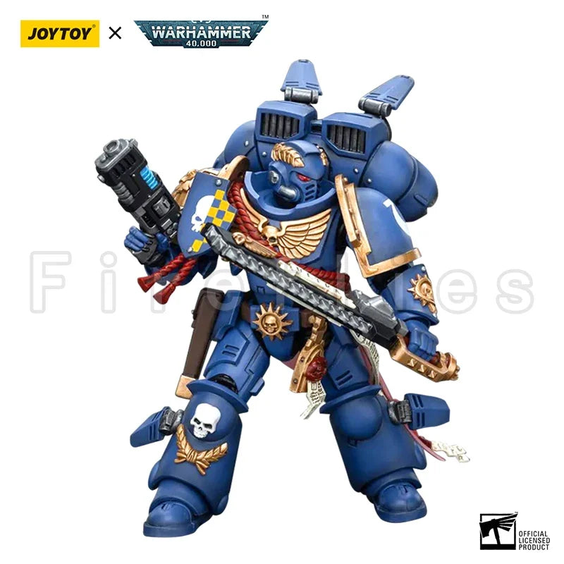 1/18 JOYTOY Action Figure 40K Ultramarines Jump Pack Intercessors Anime Model Toy