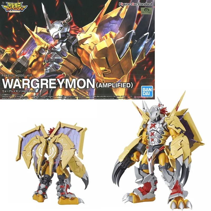 Bandai Genuine FRS Digimon Adventure Metal Garurumon War Greymon Omegamon X-Antibody Anime Action Figure Assembly Model Toy Gift