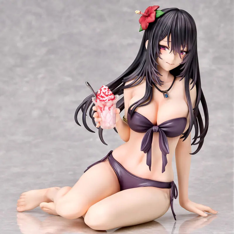Shy Girls in Love Kasane Minazumi Swimsuit Sexy Anime Girl Figure Hanikami Kanojo wa Koi wo Suru Action Figure Model Doll Toys