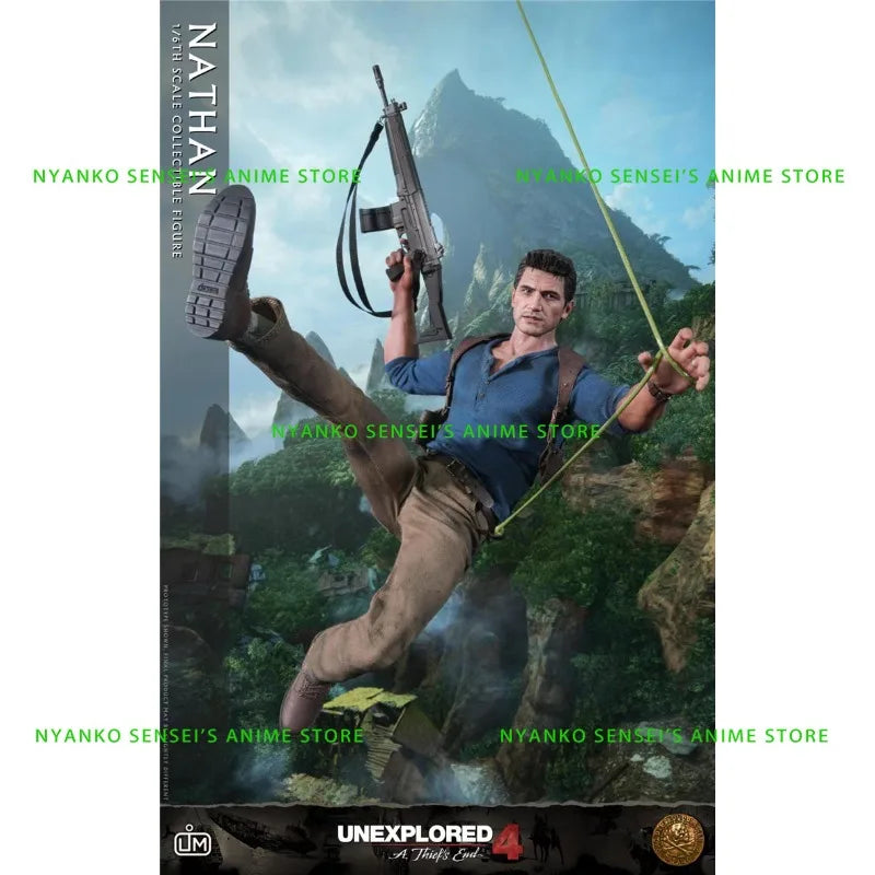In Stock LimToys 1/6 Scale LIM012 Uncharted Nathan Drake 30cm Action Figure Anime Models Toy Doll Gift Hobby Collectible