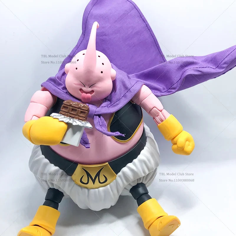 In Stock 1/12 Scale Male Clothes Cloak DRAGON BALL Immortal Fat Majin Buu Japanese Anime For SHF 6-inch Action Figure Soldier