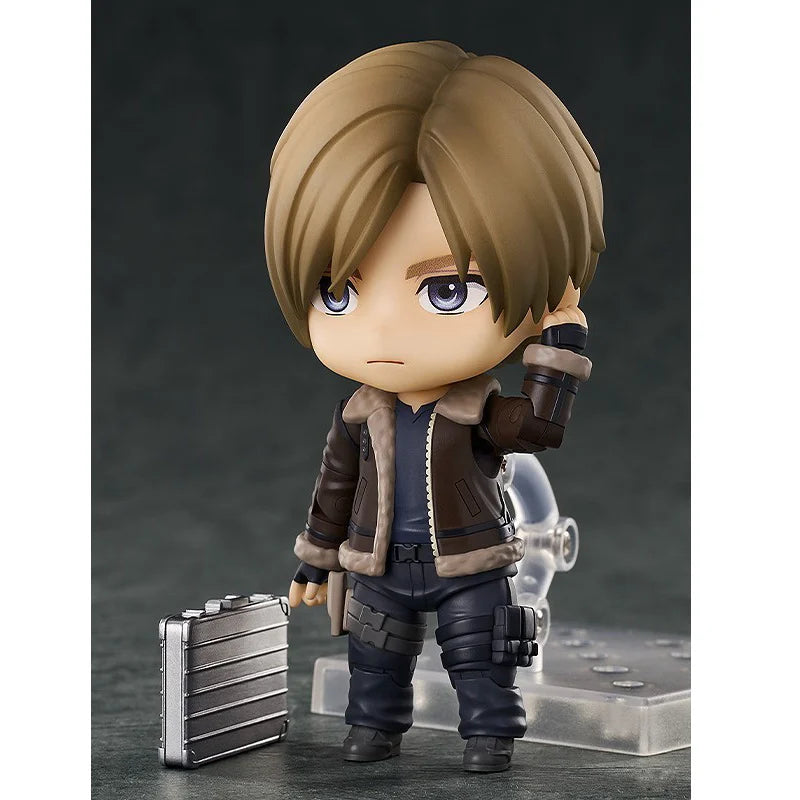 Leon Scott Kennedy Figure 10cm Q Version Cute PVC Action Figure Amine Birthday Gift Collectible Figurine Aixlan #2337