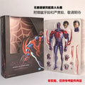 SHF Spider-Man 2099 Miguel O'Hara With Two Realistic Head Sculptures Universal Movie Action Figure Collectible Toy