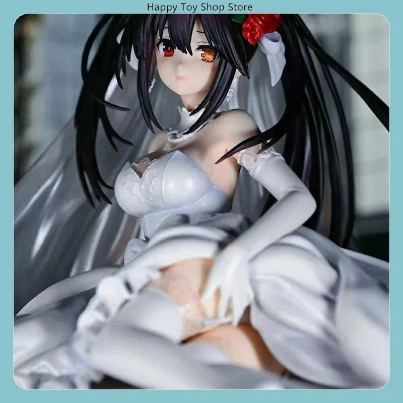 DATE A LIVE Kurumi Tokisaki Wedding Dress Ver. Anime Figure Statue Desktop Decoration Gift