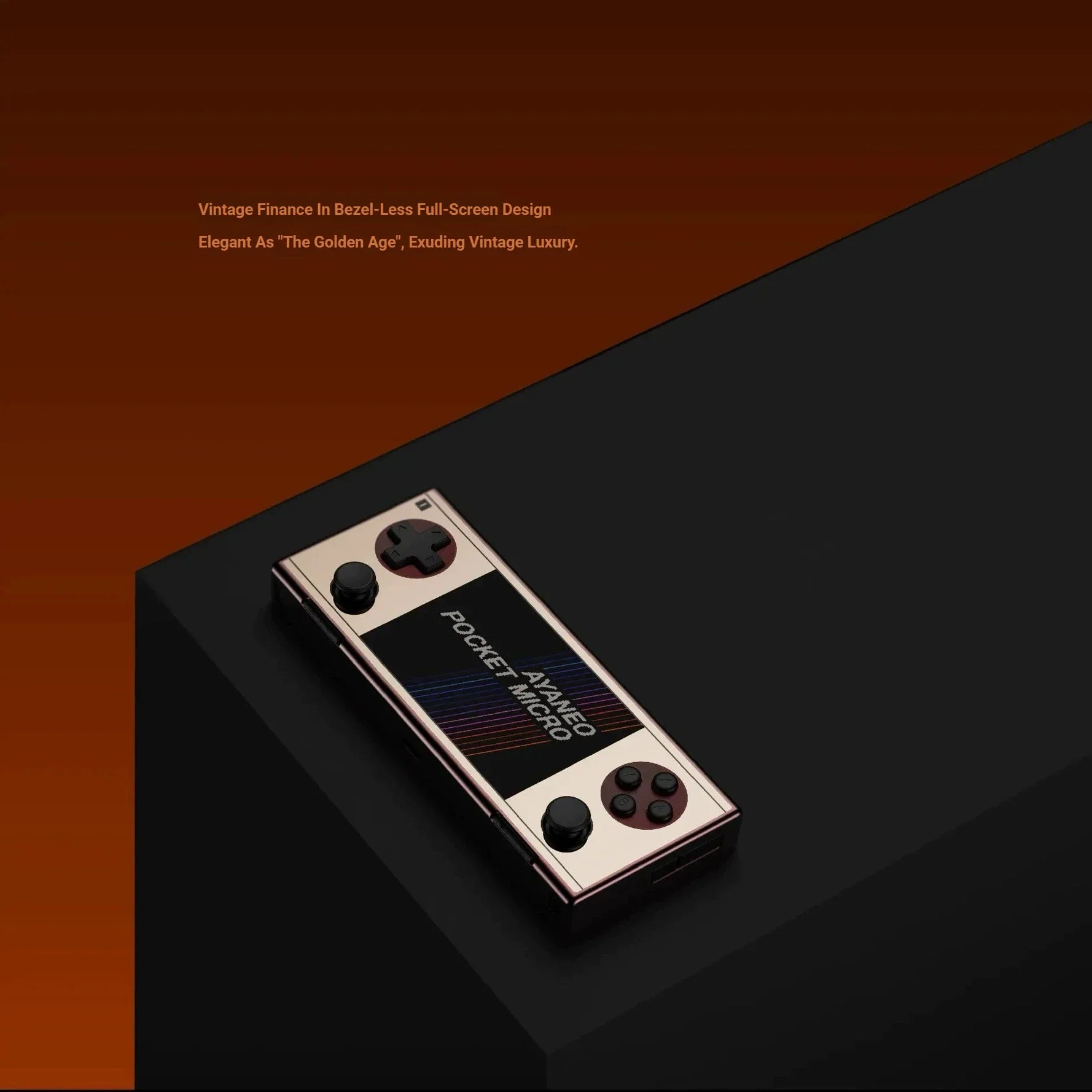 AYANEO Pocket MICRO Handheld Game Console 3.5 Inch IPS Screen 960*640 Resolution Aluminum Alloy Frame Customized Gaming Device