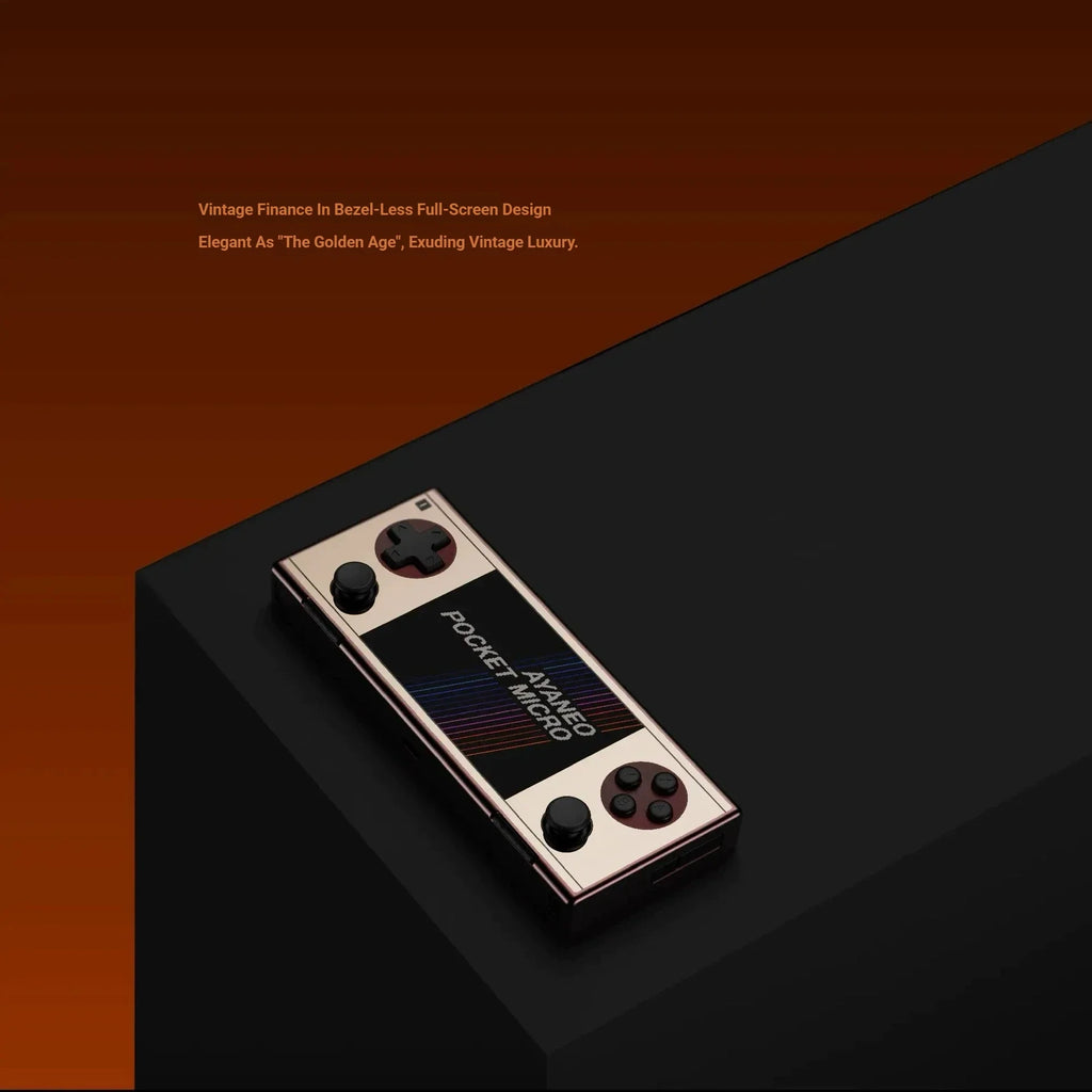 AYANEO Pocket MICRO Handheld Game Console 3.5 Inch IPS Screen 960*640 Resolution Aluminum Alloy Frame Customized Gaming Device