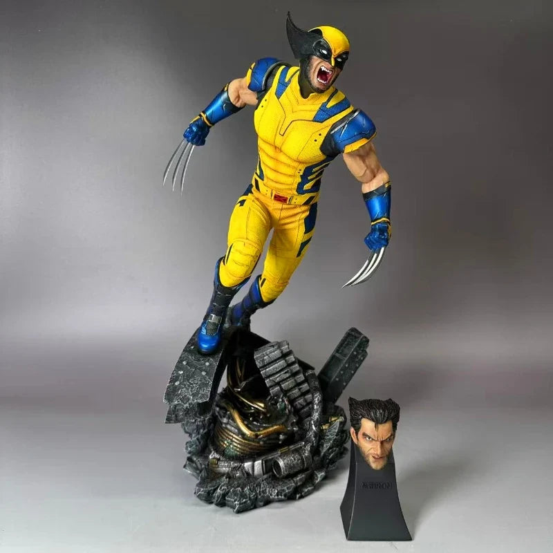 52cm Brand New The Avengers Movie Figure Wolverine Peripheral Resin Model Statue Desktop Decorate Ornaments Birthday Gifts Toys