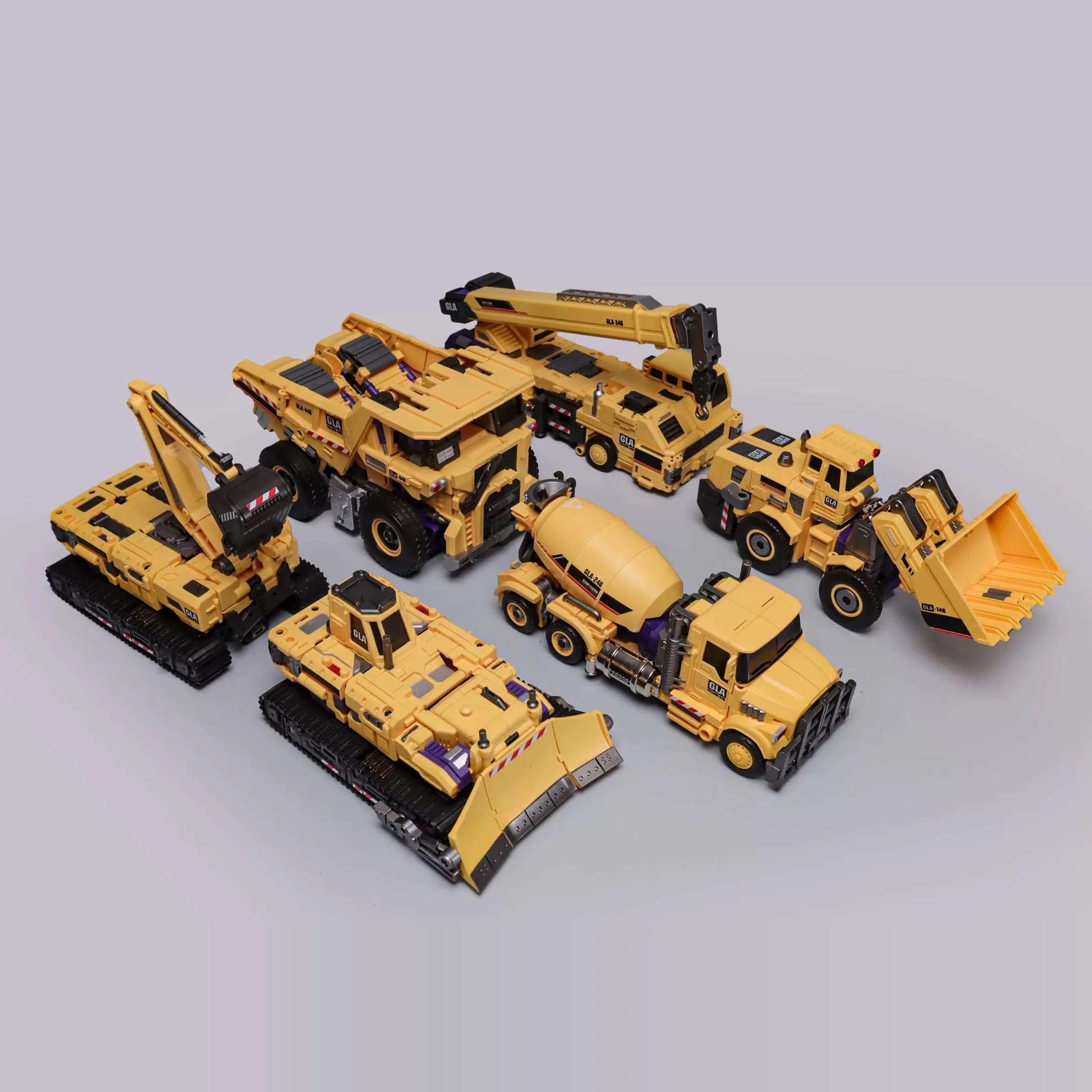 Mechanical Invasion GLA01-06Y Creation God Big S Lishen Yellow Version Set Combination Transformation Toy Gift