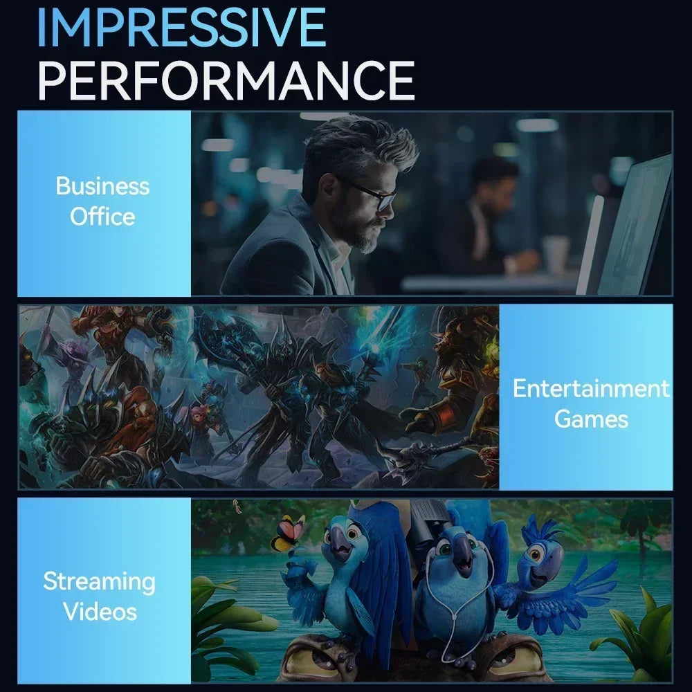 MINI PC Windows 11 Pro Core i9 10980HK 32GB RAM 1/2TB SSD WIFI 6 BT5.2 4K HD Mini Gaming Office Study Pc With 3 Years Warranty