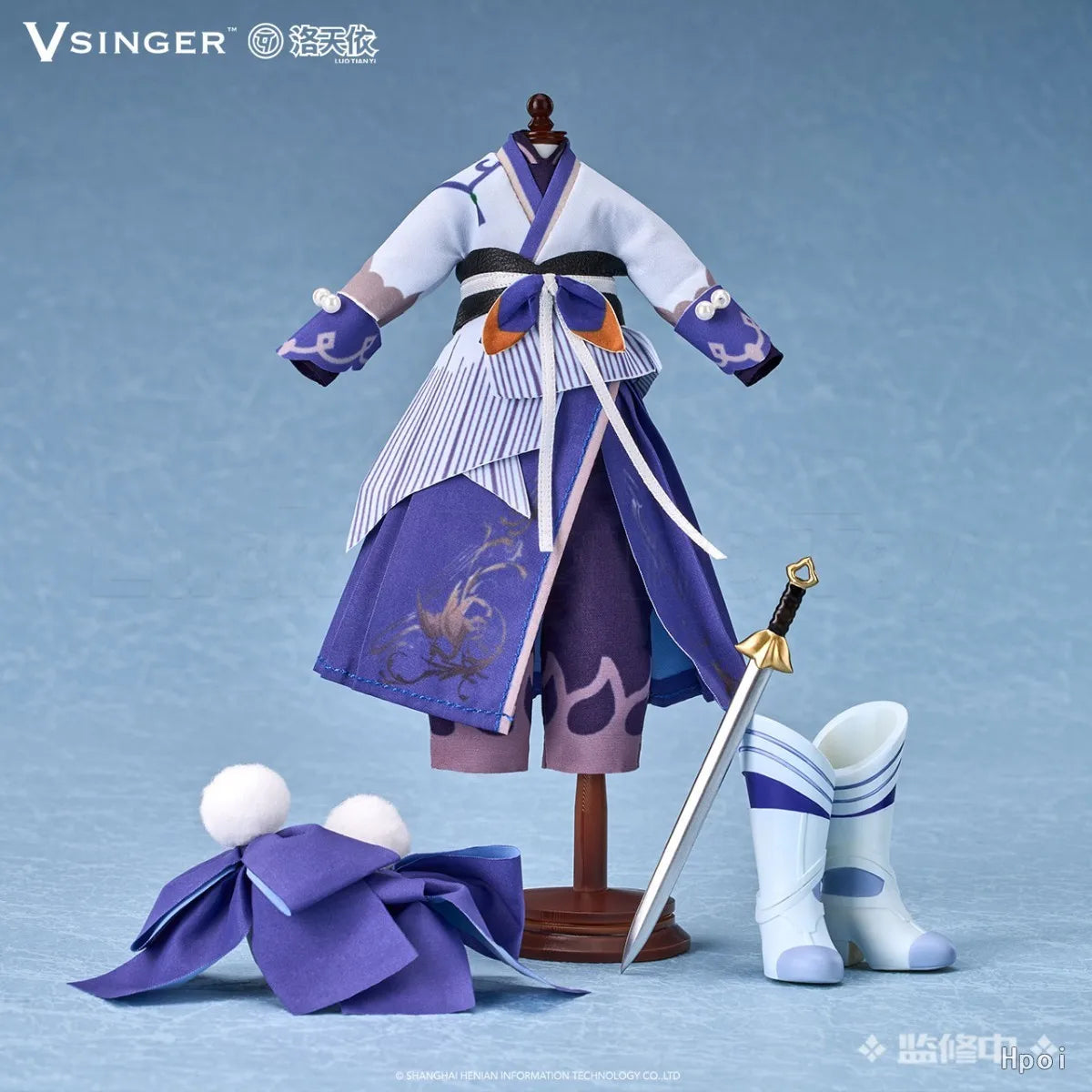 【In Stock】VSINGER Q-version Humanoid Vsinger Luo Tianyi 1/12 Scale Action Figure Toys