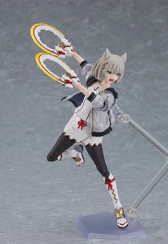 Max Factory Figma 635-Eunie / 603-Mio Anime Action Figure Model Kit Highly Detailed Gift for Collector & Fans Multi-accessory