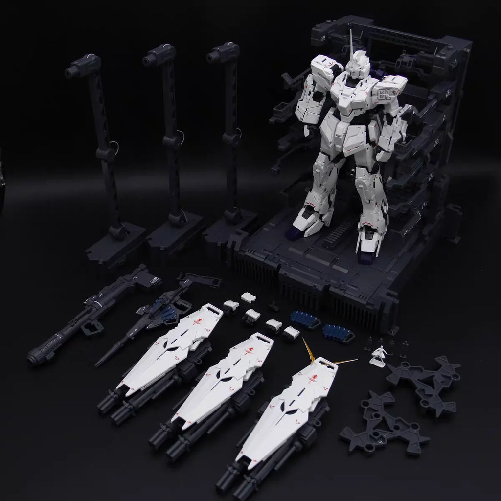 Shenshou Model Mgex Rx-0 Action Figures Mg 1/100 Unicorn 2202 Assembly Mecha Model Kit Robot Collect Figure Hobbies Toys Gifts