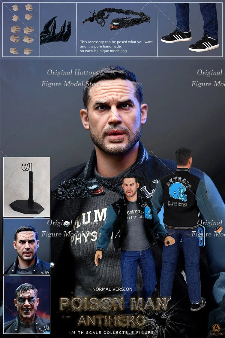ADD TOYS AD09 1/6 Scale Men Soldier POISON MAN Tom Hardy Classic Movies Full Set 12-inch Action Figure Doll Gifts Collection