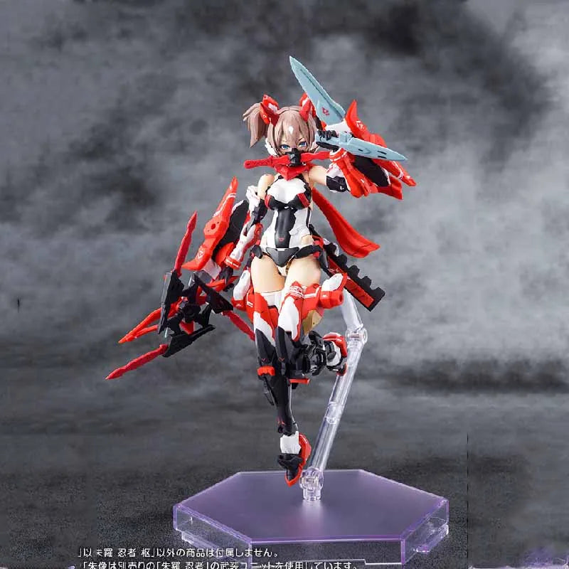 KOTOBUKIYA Original MEGAMI DEVICE SRA NINJA KANAME ASRA ARCHER KIZUNA Anime Action Figure Assembly Model Toys Collectible Model