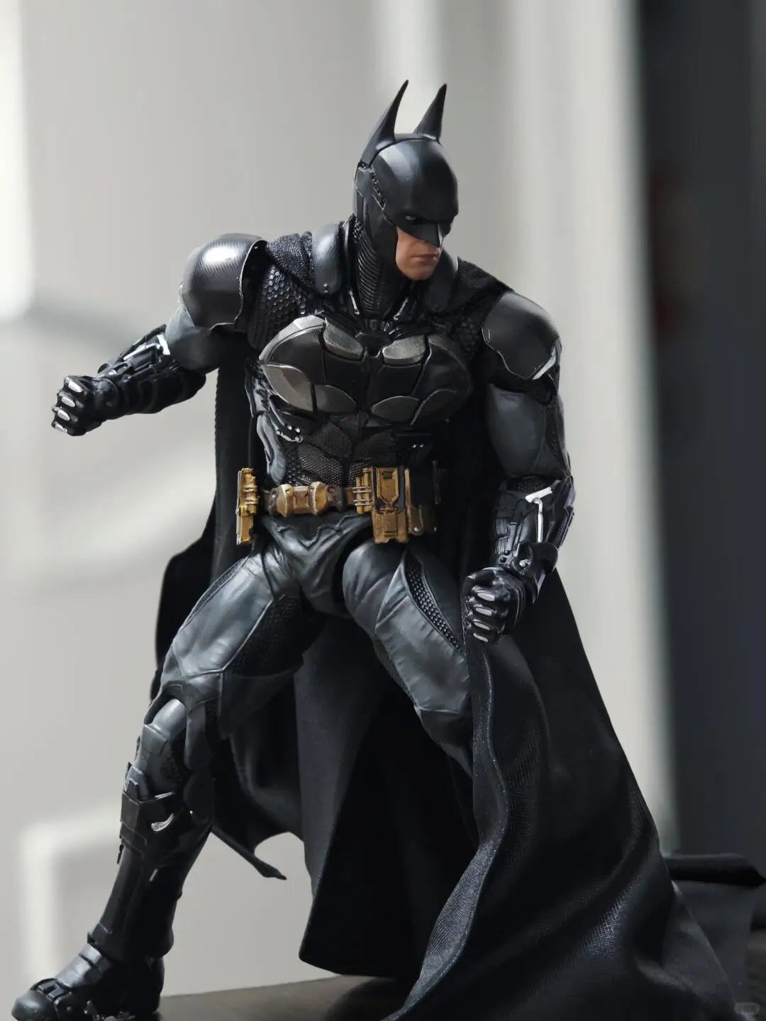 In Stock LPZZ DC001 1/12 Batman Action Figure Scale Male Soldier Arkham Knight Warrior Edition Batman Figurine Model Set Toys