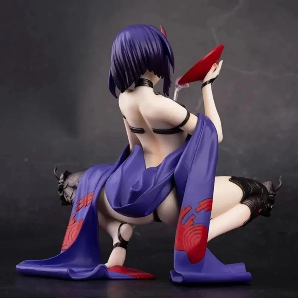 Fate/Grand Order Shuten Douji Squatting Posture Anime Sexy Girl PVC Action Figure Adult Collection Model Hentai Toys Doll Gift