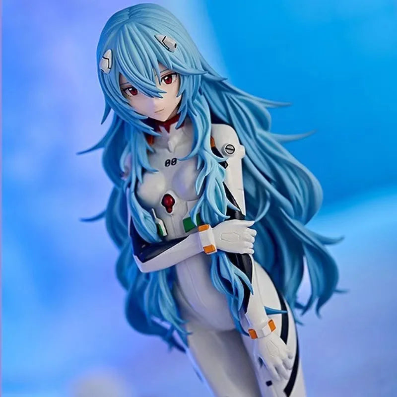 18CM 2024 New Anime NEON GENESIS EVANGELION EVA Ayanami Rei kawaii figure PVC model toys doll collect ornaments gifts