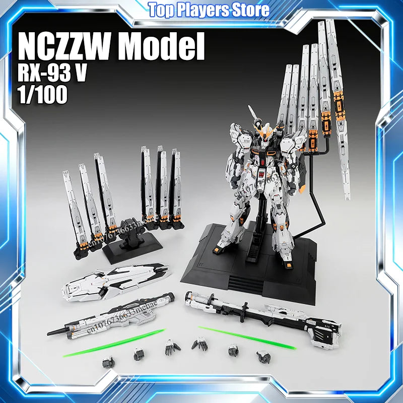 In Stock NCZZW Model RX-93 V 1/100 CMM GK Style Toy Assembly Model Kit Action Figure Model Robot Mecha Gift