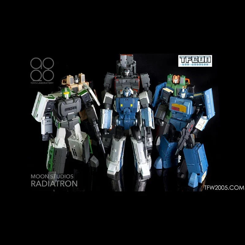 Children's toy transforming robot Raiden MS 01-06 Dark Night Ice Field Iron Fist Moon Flash Green Land Cold Peak Aurora