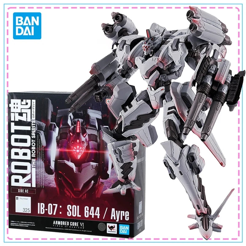 Bandai ARMORED CORE Ⅵ Model THE ROBOT SPIRITS IB-07:SOL 644 / Ayre Action Figure Genuine Bandai Assembly Model Kit Anime Toys