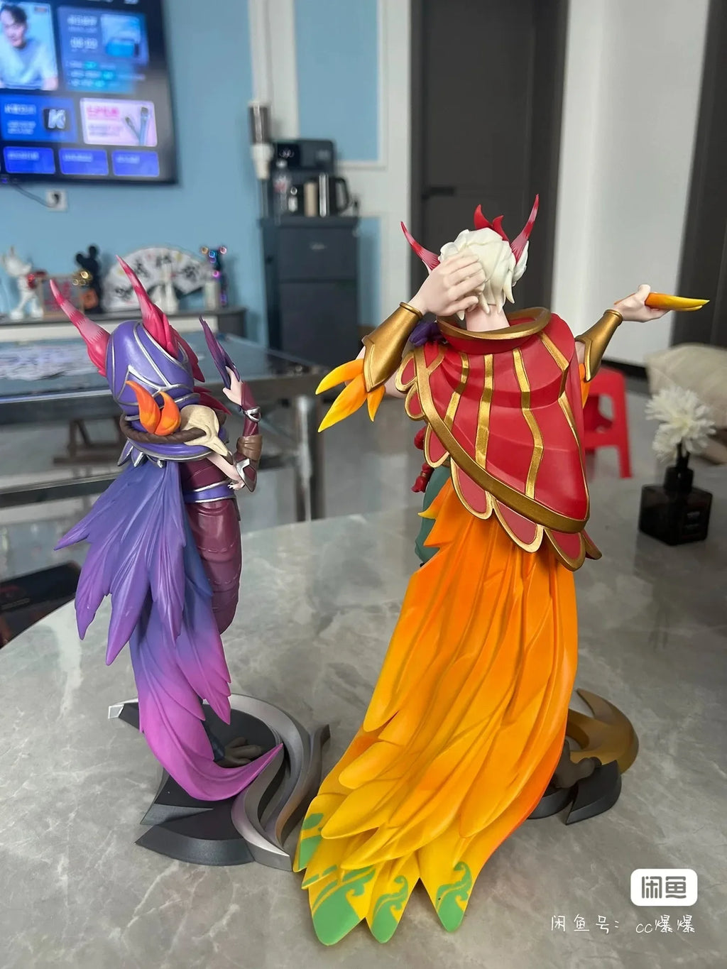 League of Legends Xayah & Rakan Action Figures - the Rebel & the Charmer Anime Collectible Doll Gift Toy in Stock