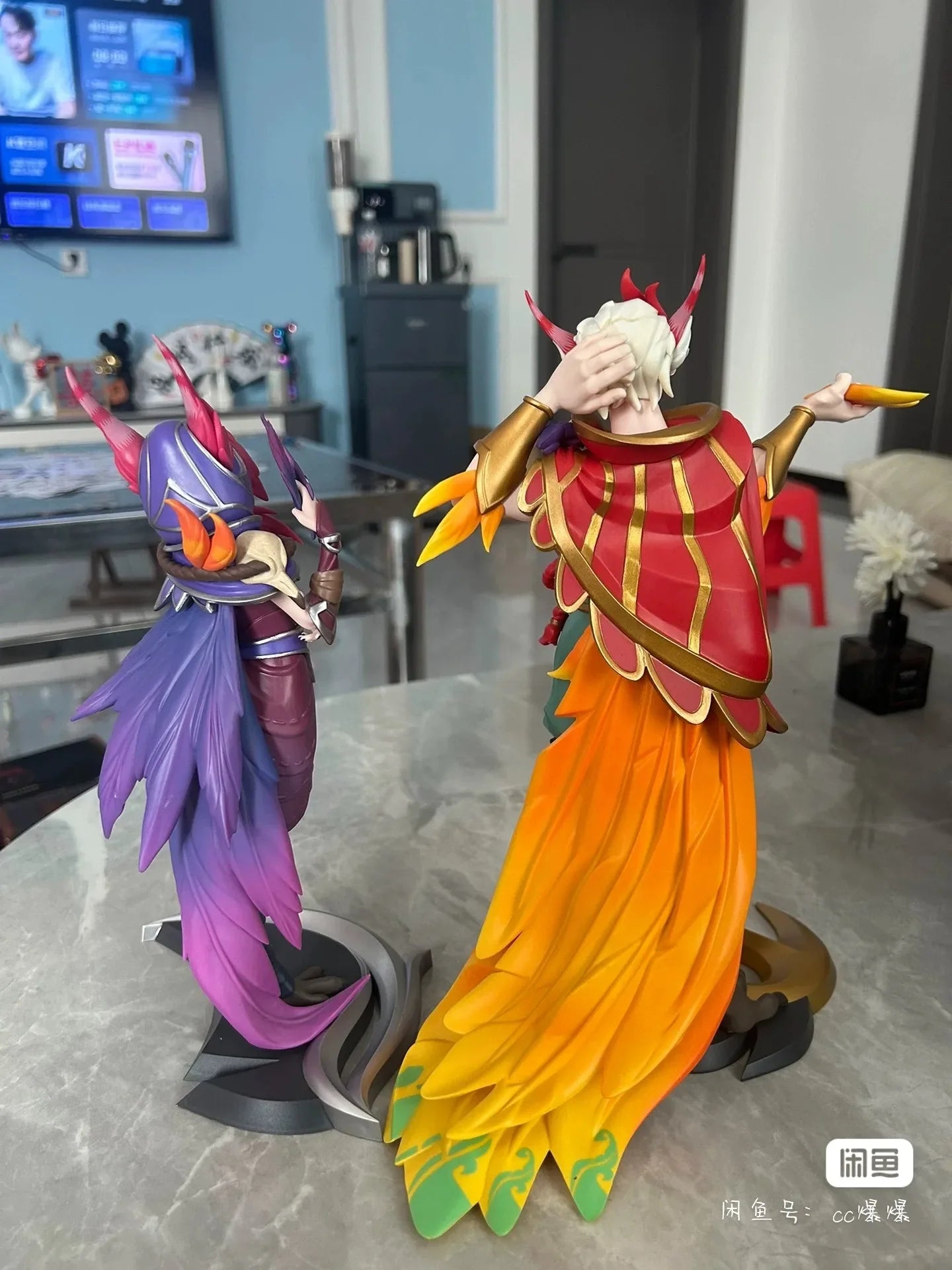 League of Legends Xayah & Rakan Action Figures - the Rebel & the Charmer Anime Collectible Doll Gift Toy in Stock