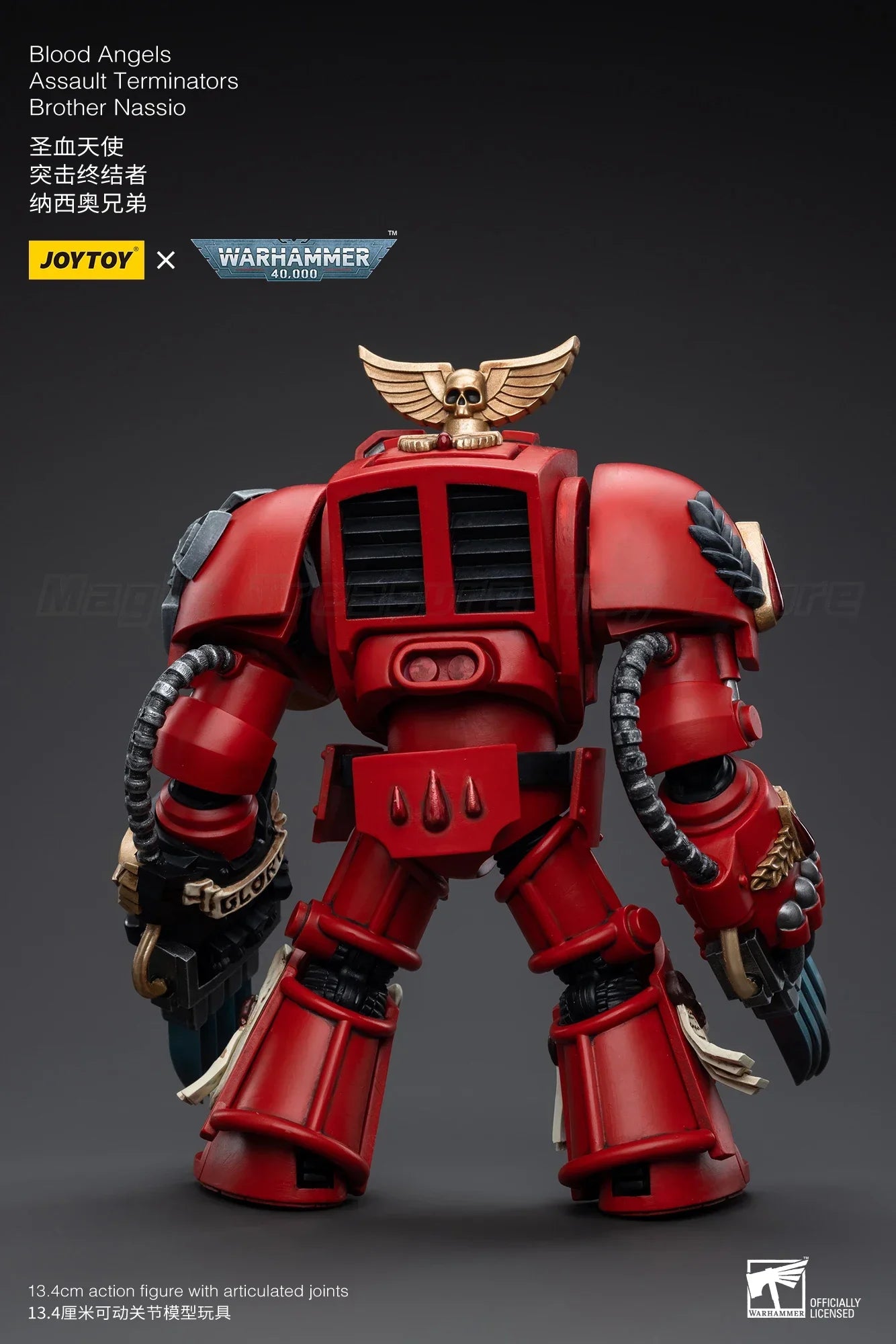 【In stock】JOYTOY Warhammer 40K Blood Angels Assault Terminators Brother Nassio 1/18 Action Figure Toys