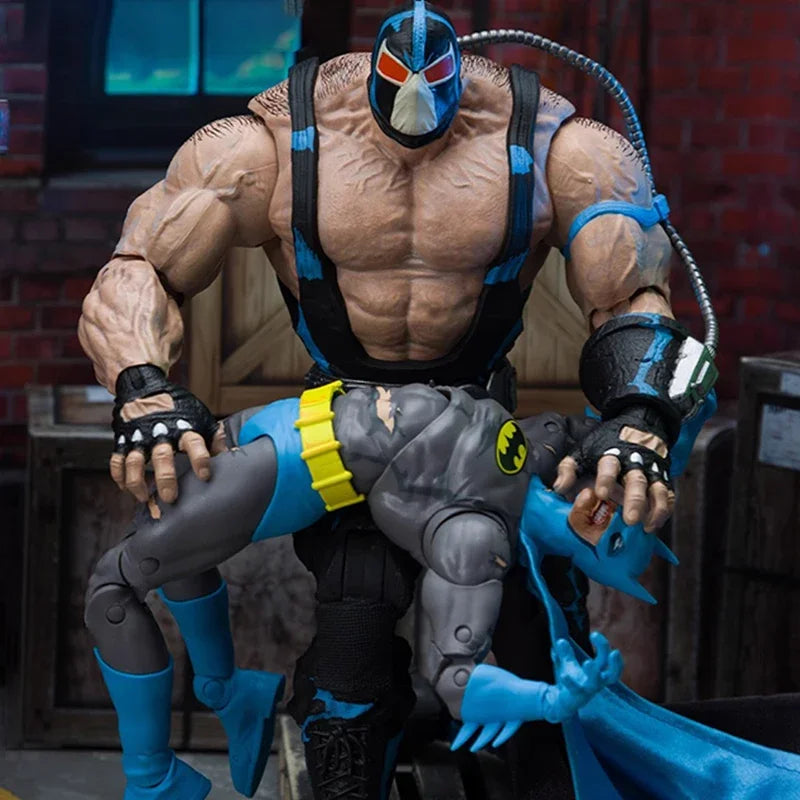 In Stock DC Multiverse Batman VS Bane Action Figure Anime Batman: Knightfalls Movable Figurine Collection Model Toys Gifts