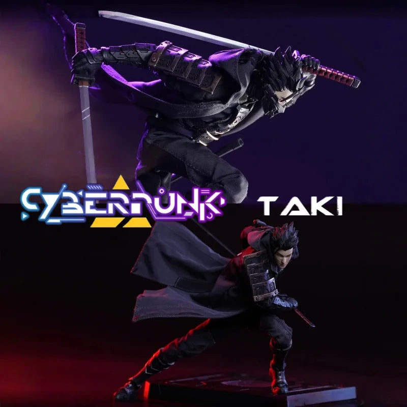 VToys Cyberpunk Samurai Taki VSD010 Action Figure Original Collection With Replaceable Accessories PVC Figurine Toy Gift Decor
