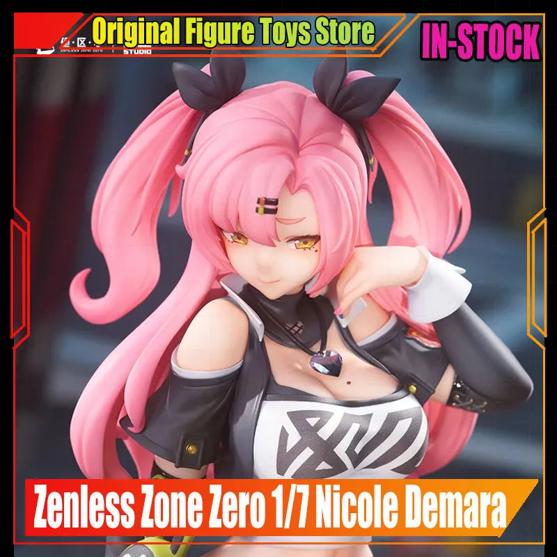 Genuine Game Zenless Zone Zero Anime Figure 1/7 Nicole Demara Figures Camp Series Rabbit House Nicole Model Statue Toy Xmas Gift
