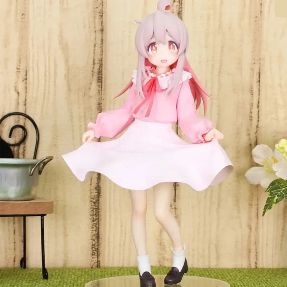 Onii-chan wa Oshimai! Mahiro Oyama Girl Anime Figure Kawaii Mahiro Oyama Action Figure Pink dress Collection Model Doll Toy Gift