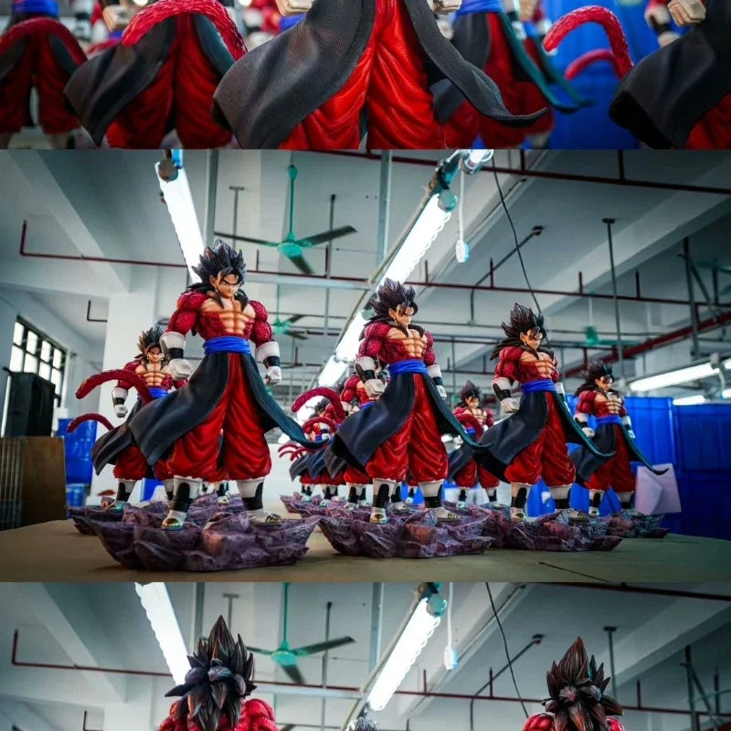 In Stock 35cm Ck Toys Dragon Ball Anime Figures SSJ4 Vegetto Figurine Super Saiyan 4 PVC Statue Collection Model Decor Toy Gifts