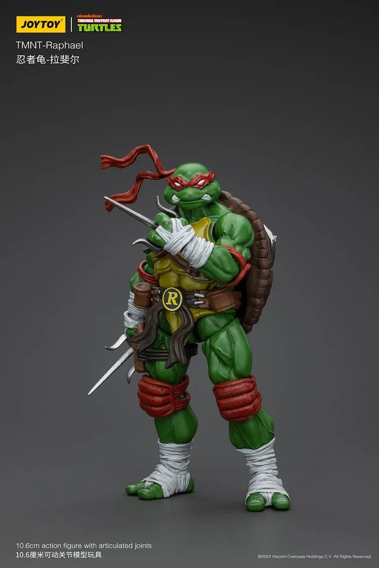 JOY TOY TMNT Michelangelo Donatello Raphael Leonardo Action Figures Original Doll Decoration Gift Collection Garage Model Kits