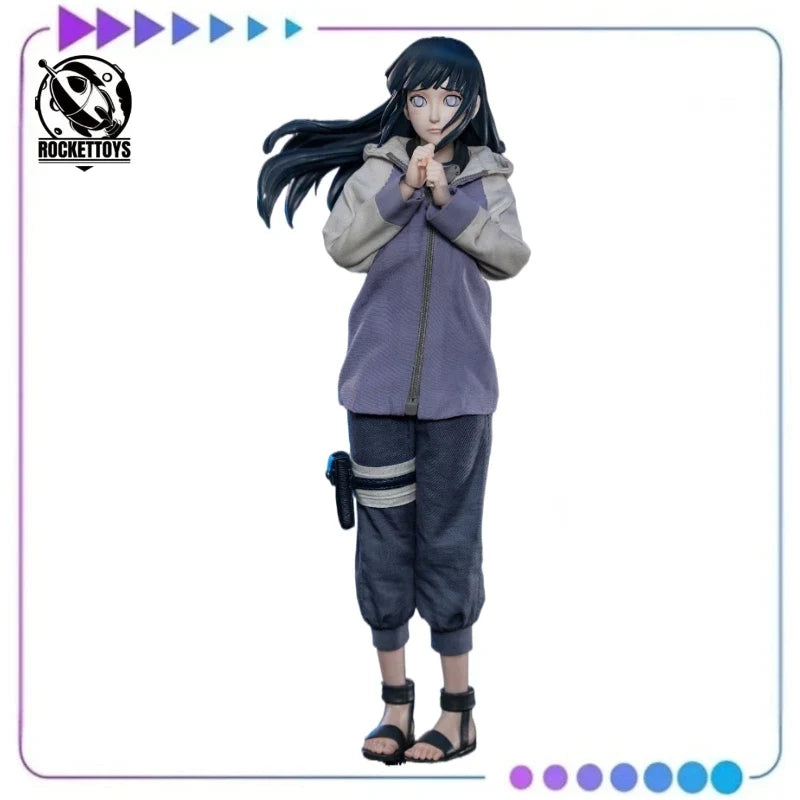 【Original】RocketToys ROC-006 NARUTO Shippuden Hinata 1/6 Action Figure Model Toy