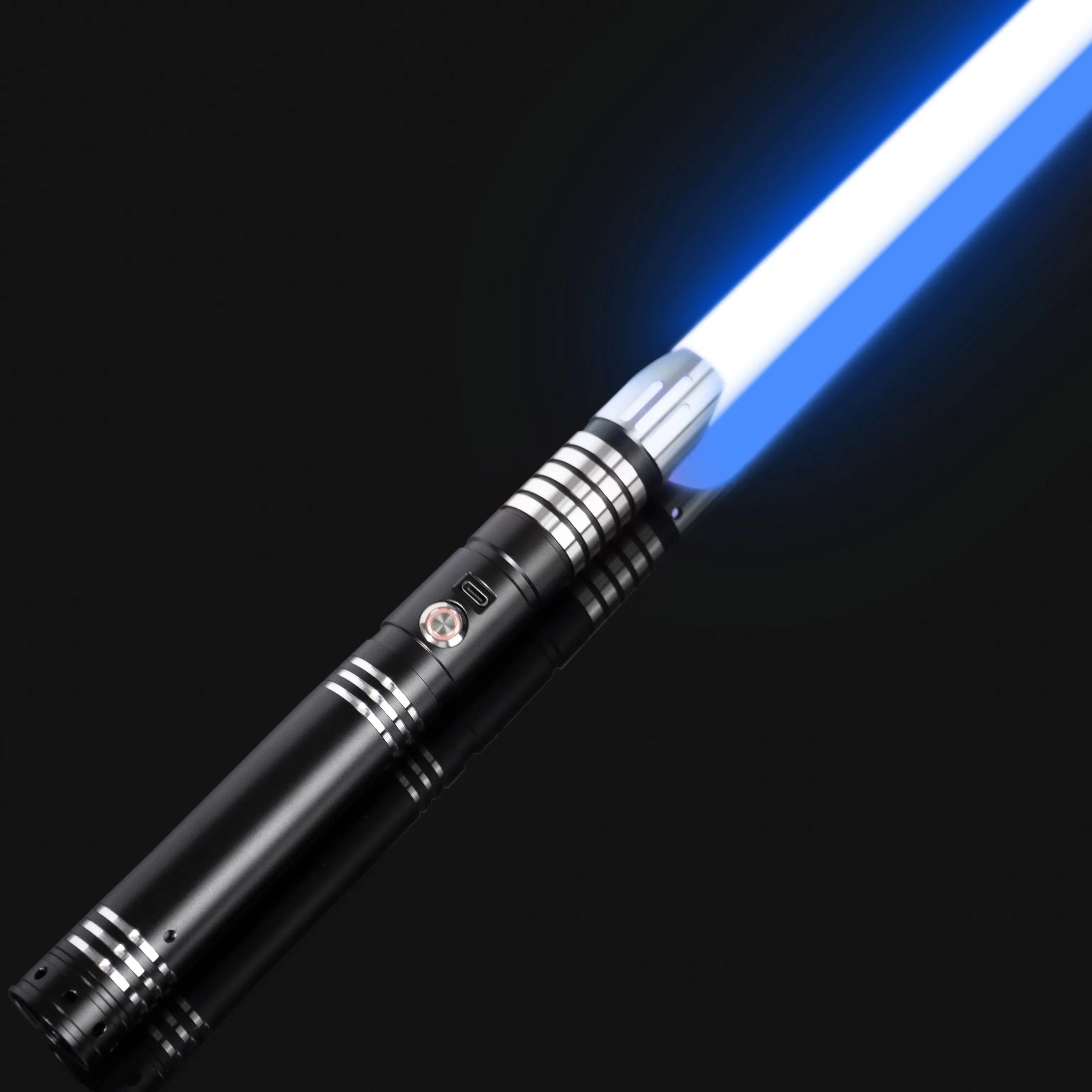 Lightsaber Jedi Warrior New Pixel Lightsaber Alien Pixel Laser Sword Role-playing Heavy Duel Infinite Color Luminous Role-playin