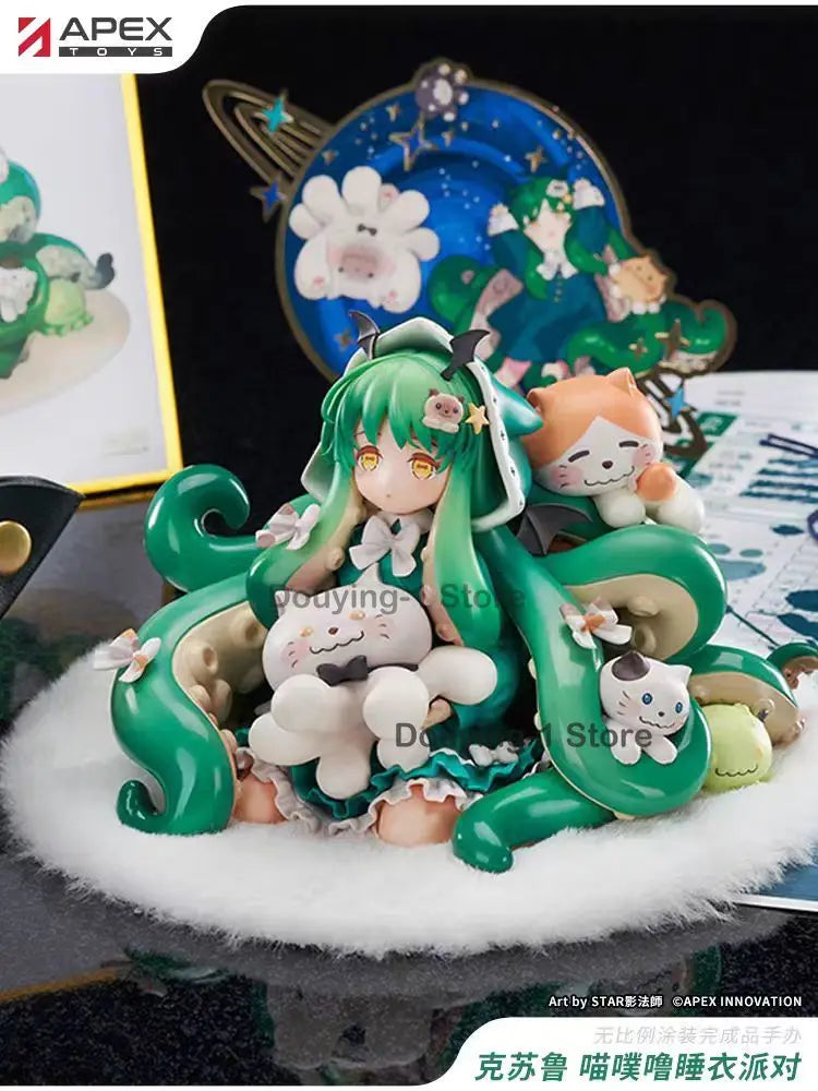 In Stock APEX Cthulhu MEOWThulhu Pajamas Party original painting Action Figures Model Toy Collectible Model Brand and new