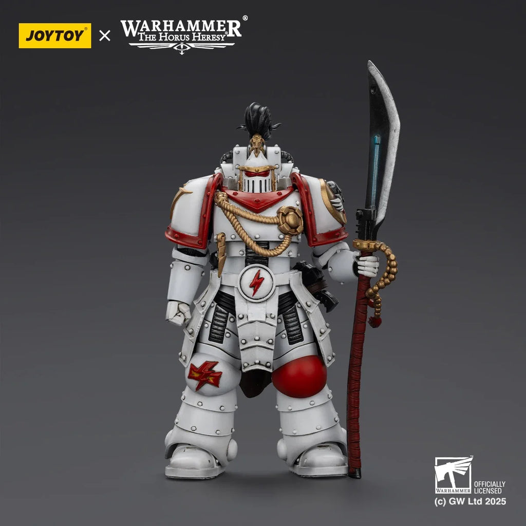 JOYTOY Warhammer 40K "The Horus Heresy" 1/18 Action Figure White Scars Legion Praetor Ebon Keshig Terminator  3PCS Model Toys