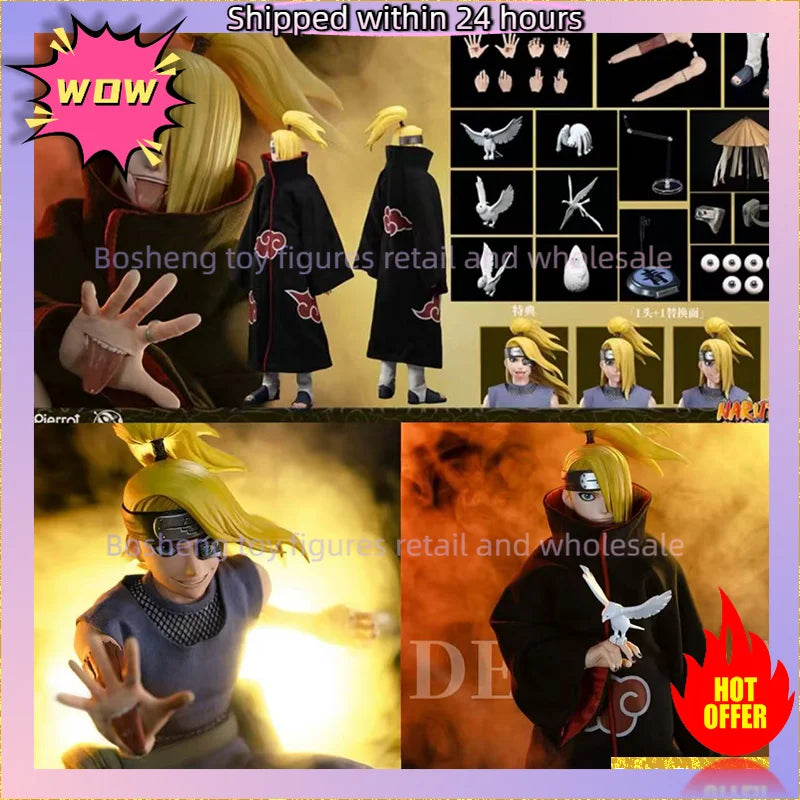 Original Rocket Toys 1/6 Scale Deidara ROC-008 PVC NARUTO Deidara In Stock Anime Action Collection Figures Model Toys