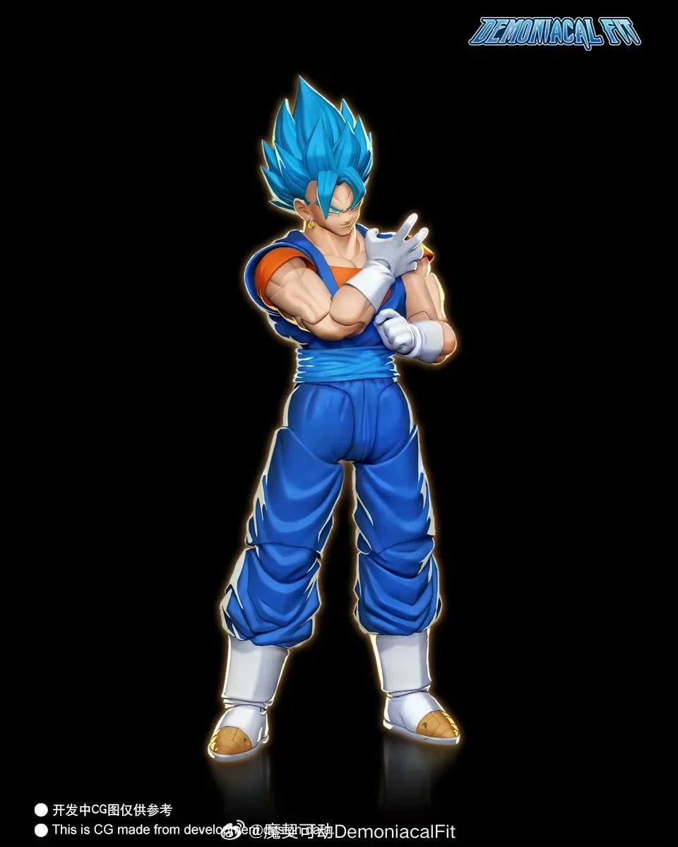 New-hot Demoniacal Fit Vegetto Dragon Ball Z Anime Figure SHF Super Saiyan SSJ Vegetto Action Figure Model Statue Toys Gifts