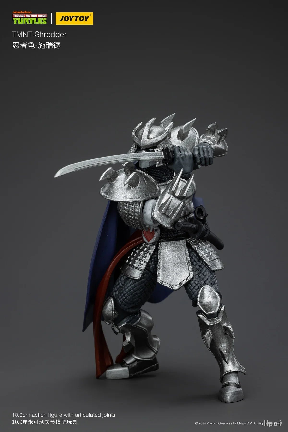 【SF】JOYTOY 1/18 Action Figure TMNT-Shredder Foot Clan A B 3pcs Model Toys Gifts Collection Ornaments