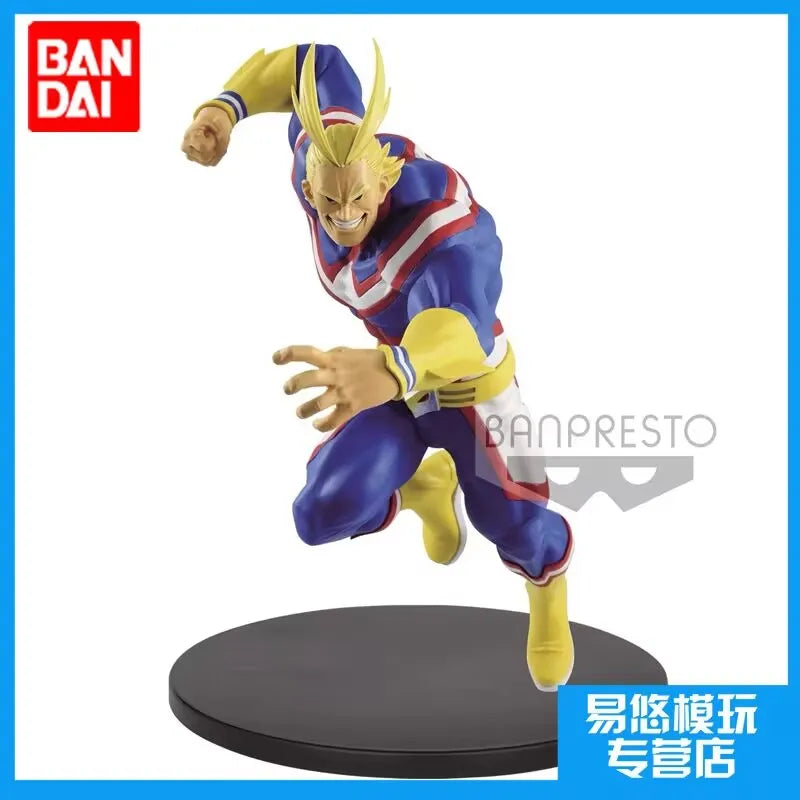 In Stock Original Bandai My Hero Academia All Might Anime Action Figures Collection Ornaments Figure Toys Birthday Gift PVC
