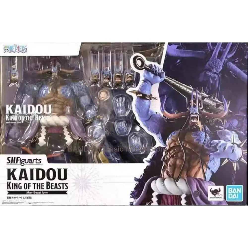 100% Original Bandai S.H.Figuarts SHF Kaido Of The Beasts Human Beast Form Kaidou In Stock Anime Action Collection Figures Toys