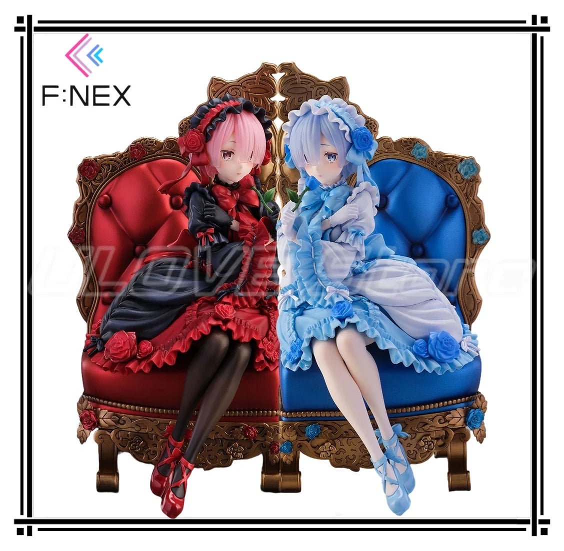 In Stock Original F:NEX Re: ZERO Starting Life in Another World Ramu /Remu Animation Figures Models Collection Gift Ornaments