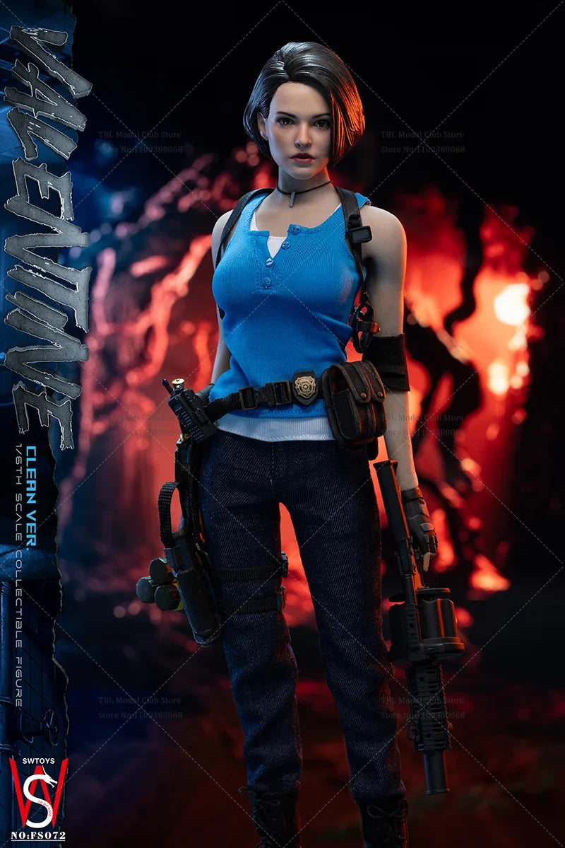 In Stock SWTOYS FS072 1/6 Scale Special Police Force Rescue Support Team Jill 12-inch Full Set Action Figure Female Soldier Toys
