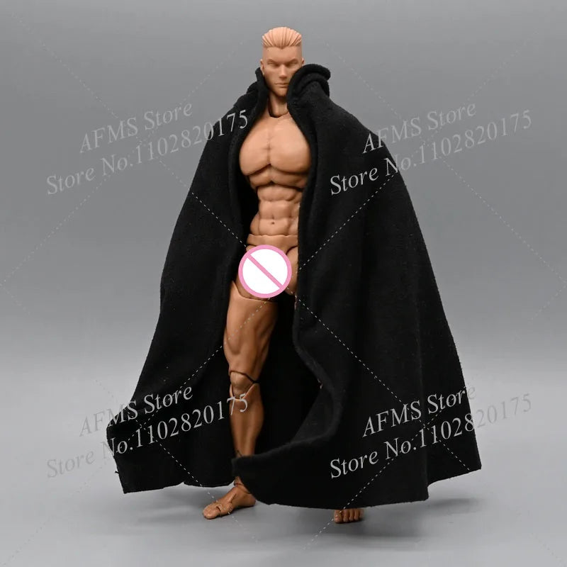 1/12 Scale Collectible Figure Anime Hero Cloak Battle Damage Edition Cloak Knight Clothes Fit 6" Action Figure Soldier Body