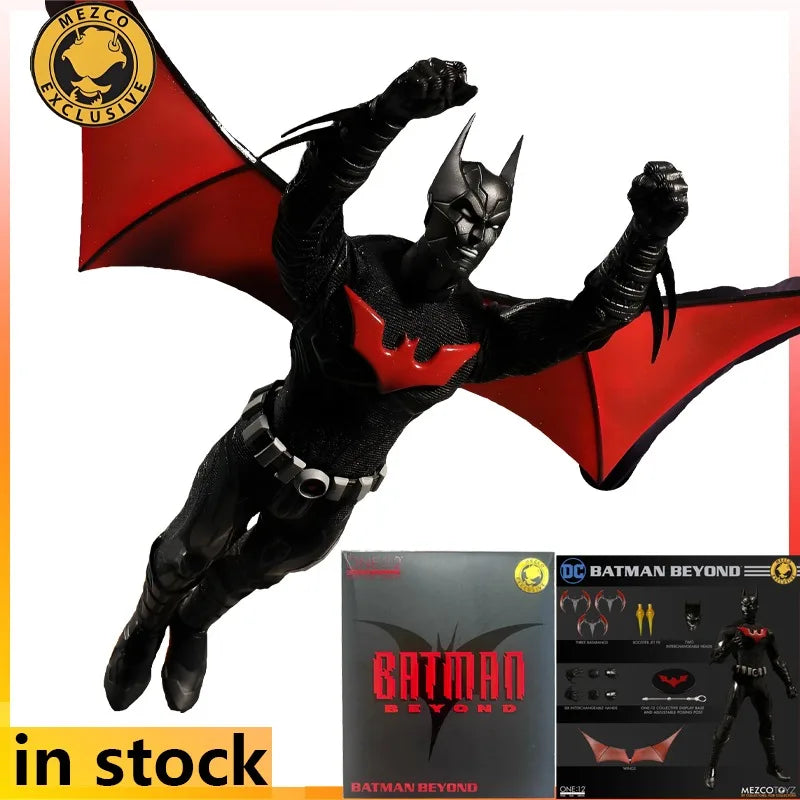 Mezco Original 1/12 Fertigprodukt bewegliche exquisite Figur Serie Batman Beyond Anime Spielzeug Modell Festival Geschenk für Jungen