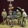 1/35 World War II soldiers resting, Resin Model figure soldier, Military themes, Unassembled and unpainted kit