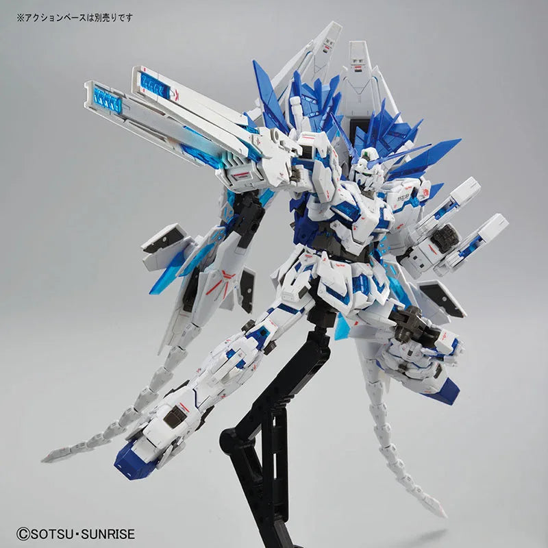Bandai RG THE GUNDAM BASE LIMITED UNICORN GUNDAM PERFECTIBILITY 1/144 Anime Figure Model Gift collection for Boy children Toys g