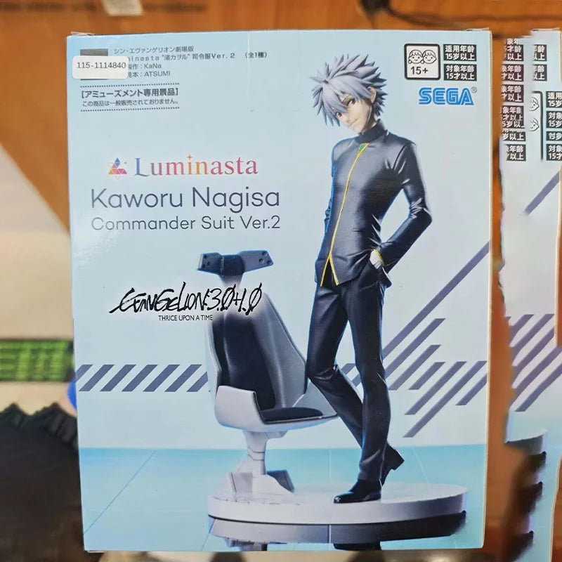SEGA In Stock Evangelion 3.0+1.0 Thrice Upon A Time Luminasta Kaworu Nagisa Commander Uniform Style 2 in stock Gifts Toys Model